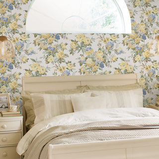 Laura Ashley Pembrey Wallpaper, Pale Gold