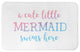 Cute Little Mermaid 24x17 Bath Mat