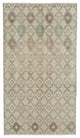 Rug N Carpet - Handmade Turkish 5' 6'' x 9' 11'' Low Pile  Vintage Rug