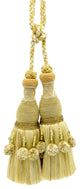 Tassel Tieback, Style# TBRW102, Color# VL07 - Golden Olive Green [Set of 2]