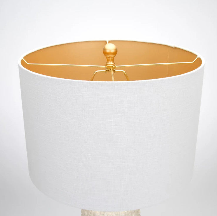 Melrose Table Lamp, Off-White, 30"H