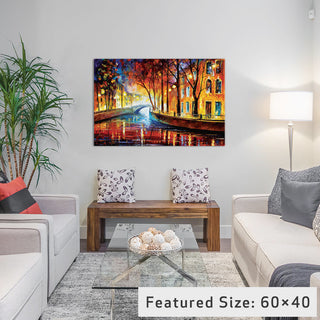 "Misty Melody Gallery" by Leonid Afremov, 40x26x1.5"