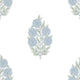 Blue Dutch Floral Peel and Stick Wallpaper Blue By Roommates