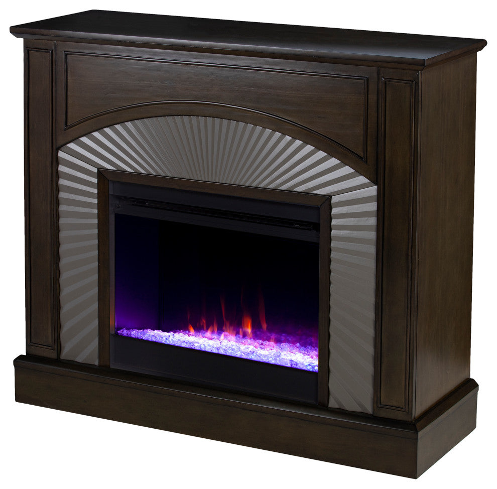 Shelby Freestanding Color Changing Fireplace