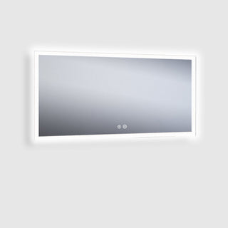 Luminous Dimmable LED Mirror with Defogger, 60"x36"x1.75"