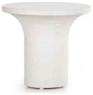 Parra Low End Table-Plaster Molded Conc