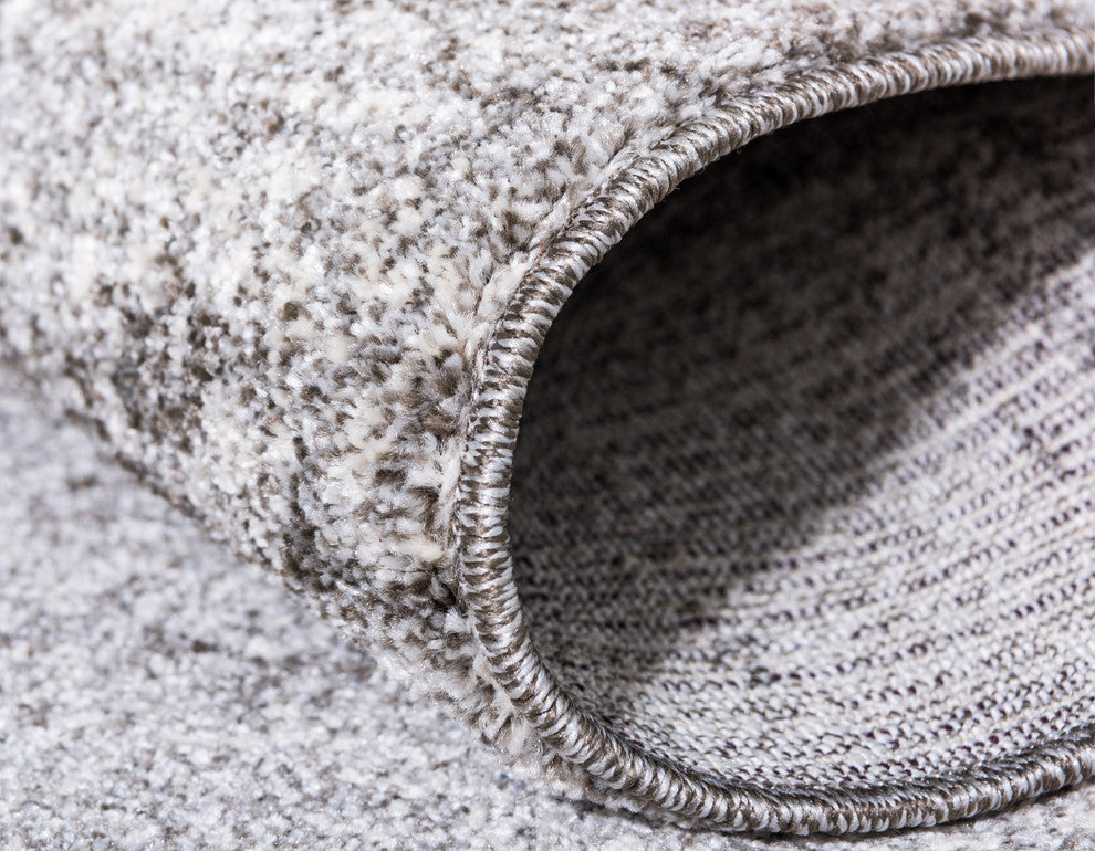 Rug Unique Loom Del Mar Gray Rectangular 5' 0 x 8' 0