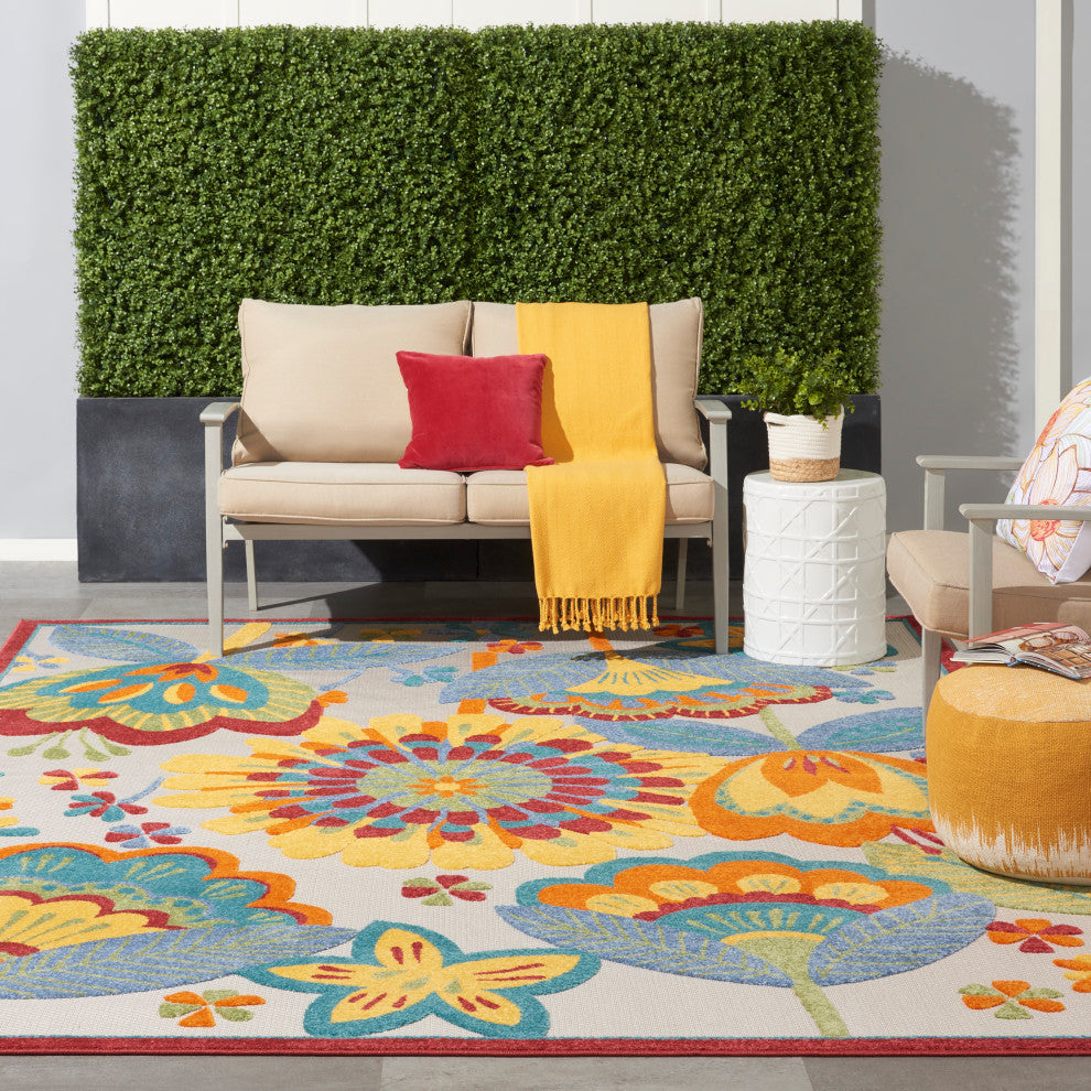 Nourison Aloha 12' x 15' Multicolor Contemporary Area Rug