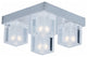 Blocs LED 4-Light Flush Mount