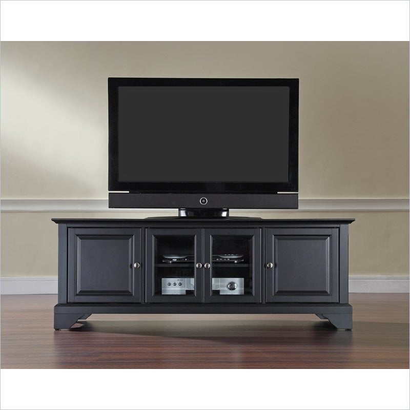 LaFayette 60" Low Profile TV Stand, Black Finish