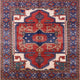 Ahgly Company Indoor Square Mid-Century Modern Area Rugs, 4' Square