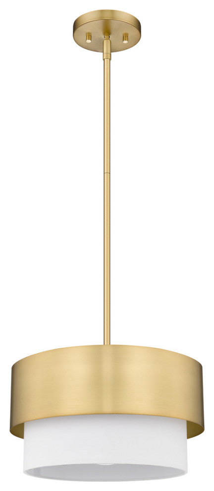 Z-LITE 1-Light Pendant, Modern Gold
