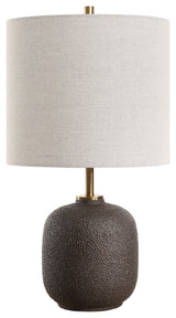 Uttermost Blacktop Textured Buffet Lamp