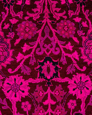 Overdyed, One-of-a-Kind Hand-Knotted Area Rug Pink, 3'1"x5'5"