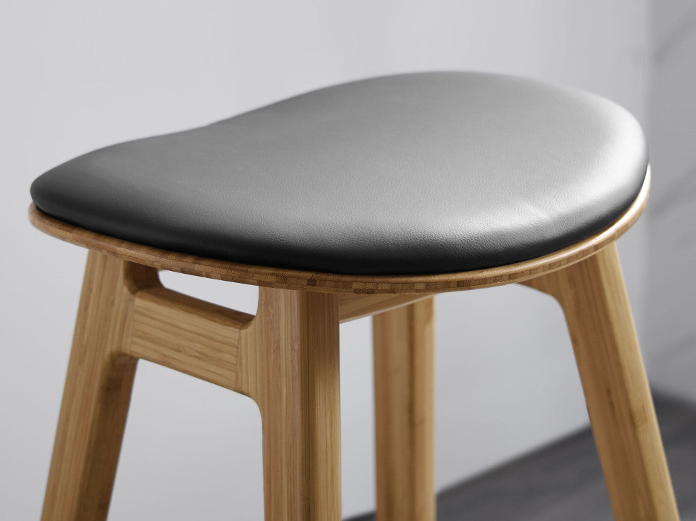 Skol Counter height Stool W/ Leather Seat