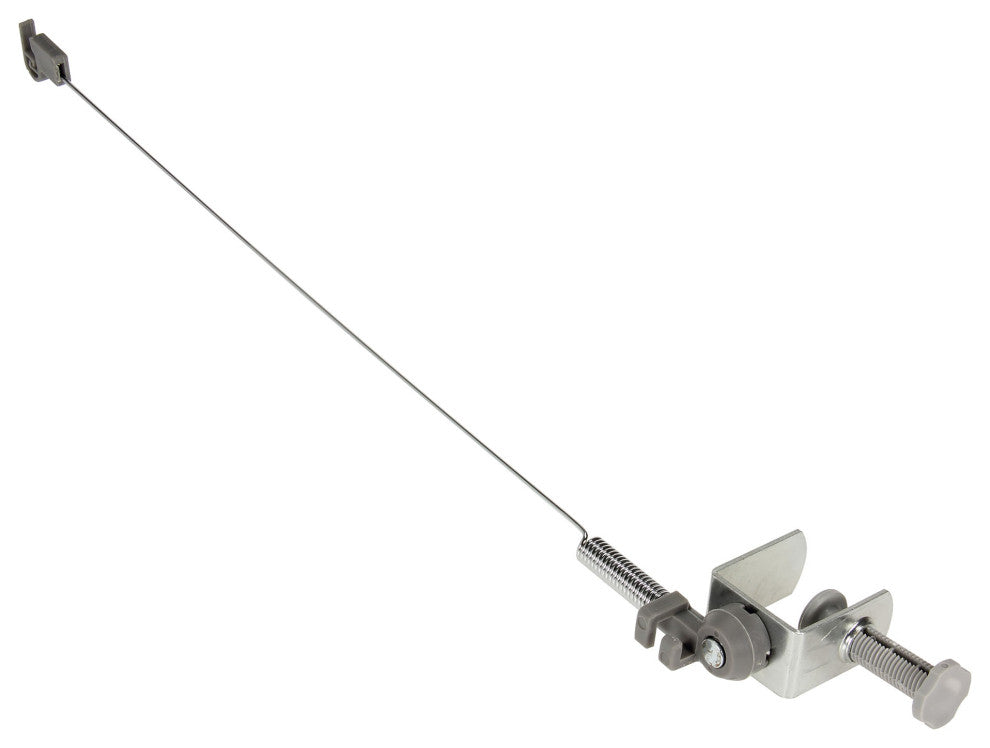 175 Flexible Iron Cord Minder, Silver Powder Coated, 18" High