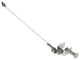 175 Flexible Iron Cord Minder, Silver Powder Coated, 18" High