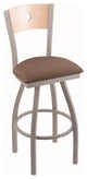 Holland Bar Stool, 830 Voltaire 36 Bar Stool, Anodized Nickel Finish