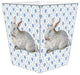 Bunny on Blue Provencial Print Wastepaper Basket