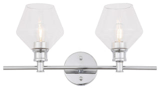 Elegant Lighting LD2312 Gene 2 Light 19"W Vanity Light - Chrome