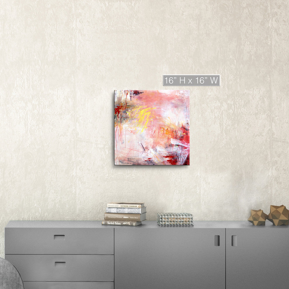 Ready2HangArt 'Rose Water I' Abstract Canvas Wall Art