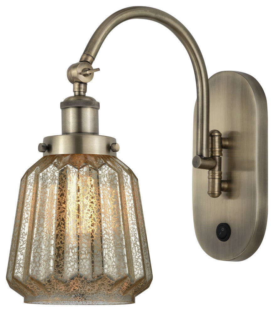 Innovations 918-1W-AB-G146 1-Light Sconce, Antique Brass