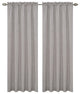 Tweed Drapery Curtain Panels, Pewter