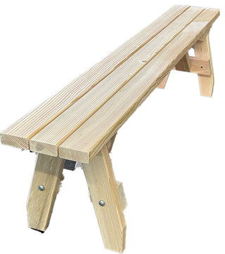 Wood Country Picnic Table, Unstained