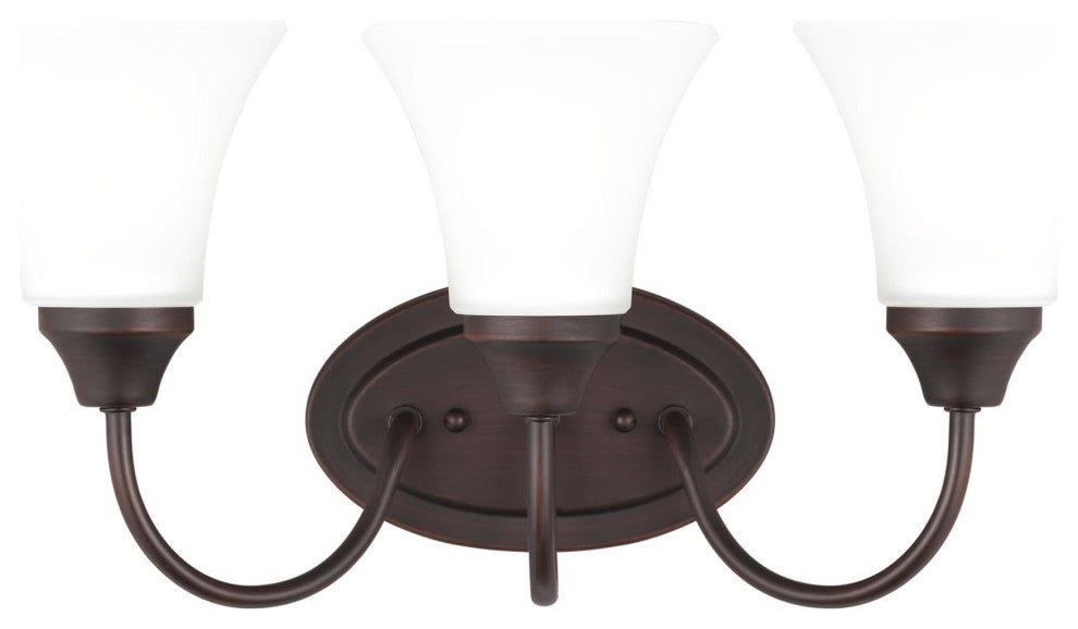 Generation Lighting 44807 Holman 3 Light Vanity Light - Bronze
