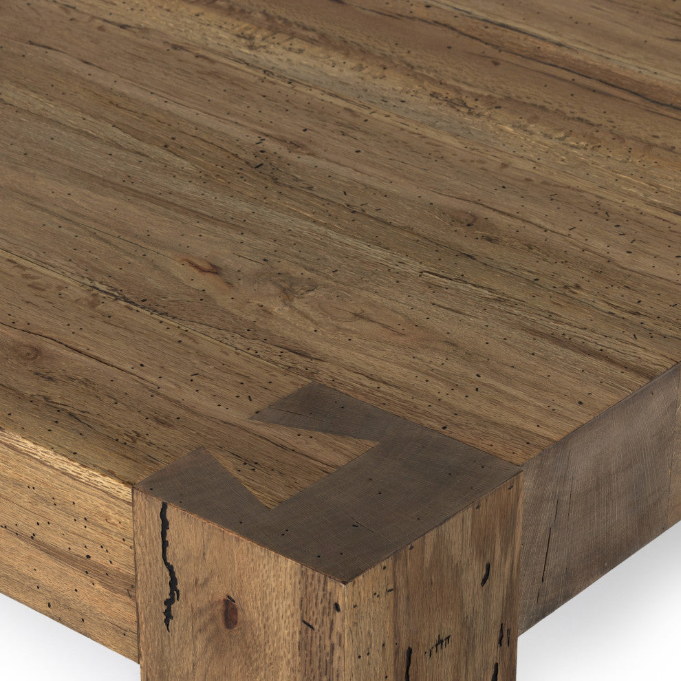 Abaso Coffee Table-Rustic Wormwood Oak