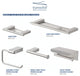 Transolid Maddox 12-inch Grab Bar, Brushed Stainless
