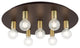 Bronze Transitional, Versatile, Modern, Urban, Minimal Flush Mount