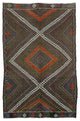 Rug N Carpet - Hand-knotted Turkish 6' 1'' x 9' 9'' Vintage Wool Kilim Rug