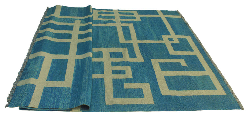 Winchester Kilim Ulbala Blue Rug
