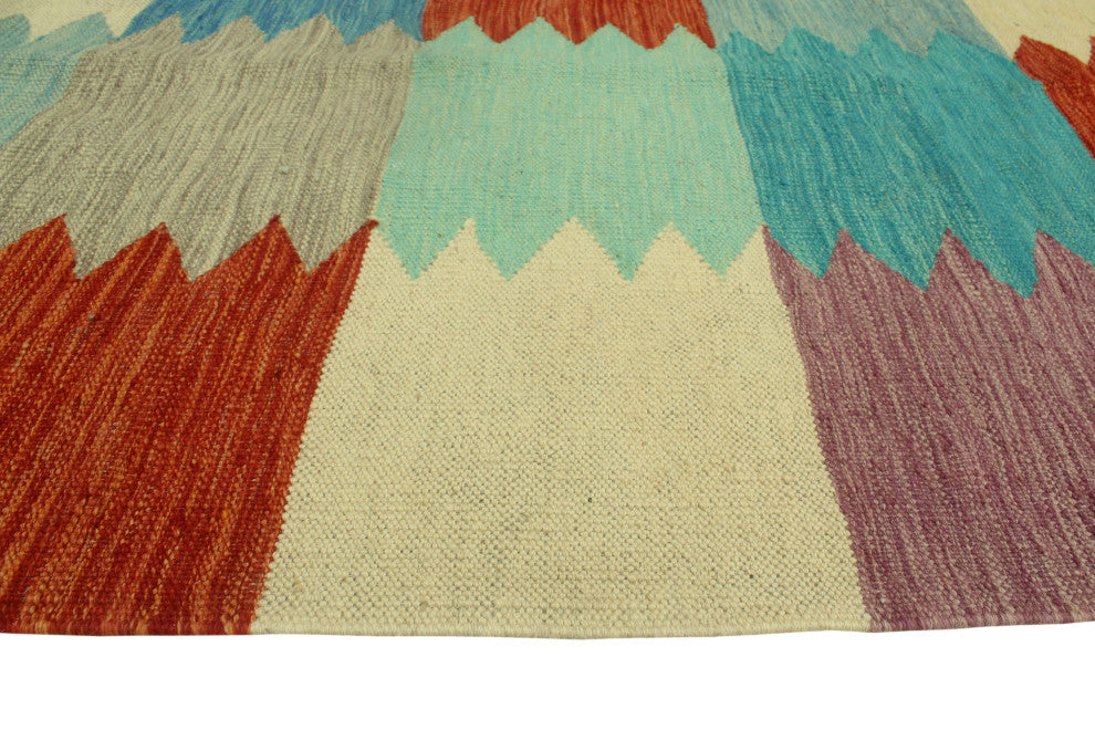 Winchester Kilim Sabur Rust/Green Rug, 6'9x9'10