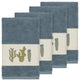 Mila 4 Piece Embellished Hand Towel Set