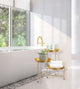 Finn Tiered Metal Plant Stand, Gold 13x13x22