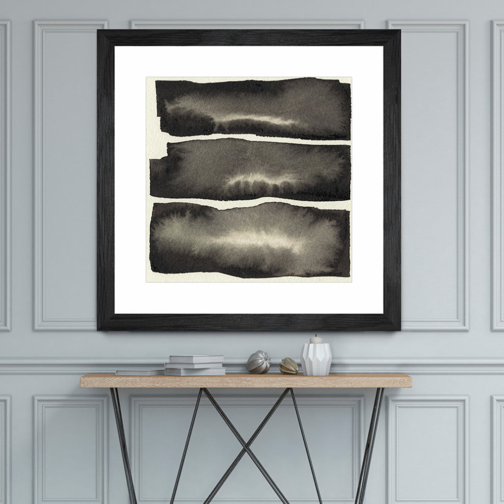 "Diverge I" Matted and Framed, 36" X 36"