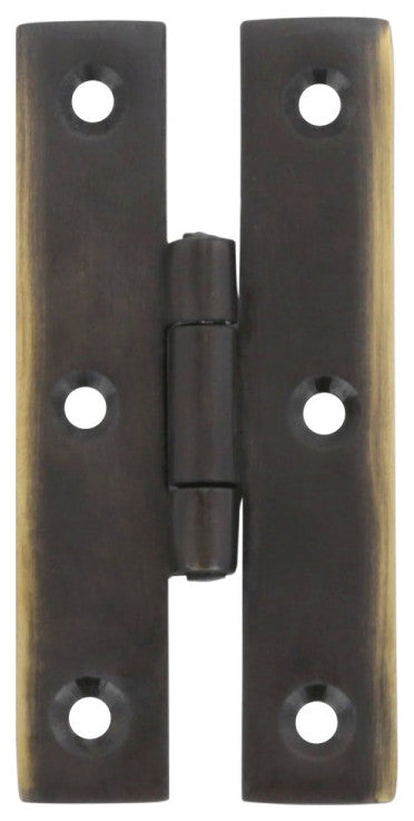 3" Oil Rubbed Bronze Cabinet Flush H Hinge