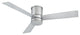 Modern Forms Axis Flush Mount Ceiling Fan, Titanium Silver