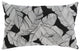 Surya Musa USA-001 20"x20" Pillow Cover, White/Black
