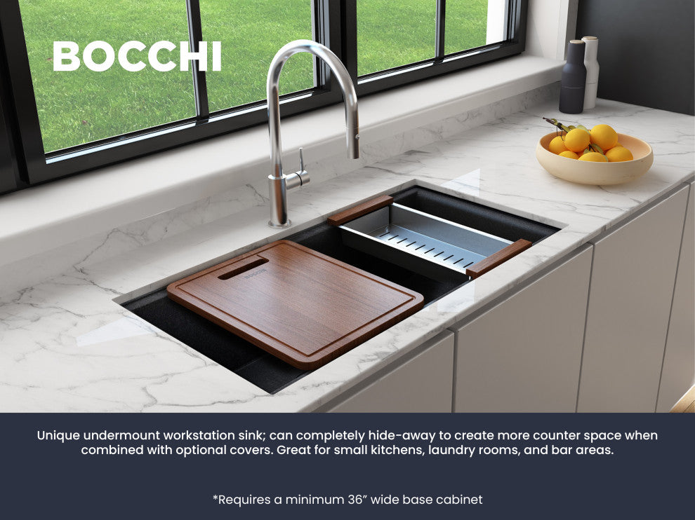 BOCCHI 1618-505-0126 Undermount 33 Metallic Black