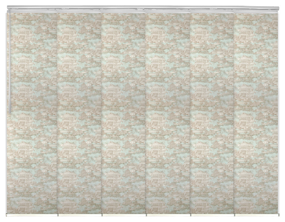 Florentina 6-Panel Track Extendable Vertical Blinds 98-130"W