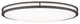 Sea Gull Mahone Oval LED Ceiling Flush Mount 7950893S-71, Antique Bronze