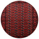 Ahgly Company Indoor Round Mid-Century Modern Area Rugs, 5' Round