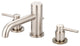 Motegi Two Handle Widespread Bathroom Faucet, Pvd Brushed Nickel
