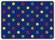 Flagship Carpets FE409-32A 6'x8'4 Dots Primary Rug