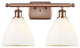 Innovations 516-2W-AC-GBD-751-LED 2 Light Bath Vanity Light, Antique Copper