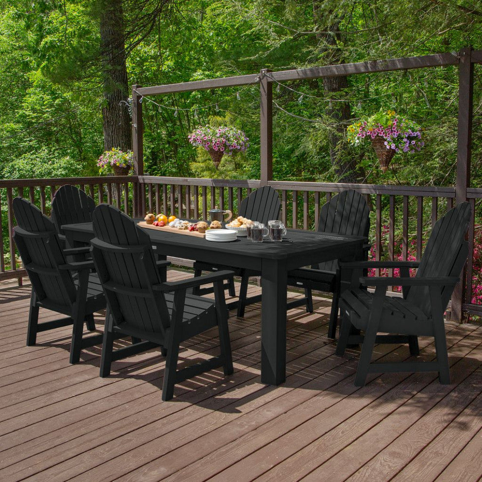 Hamilton 7-Piece Rectangle Dining Set, Black