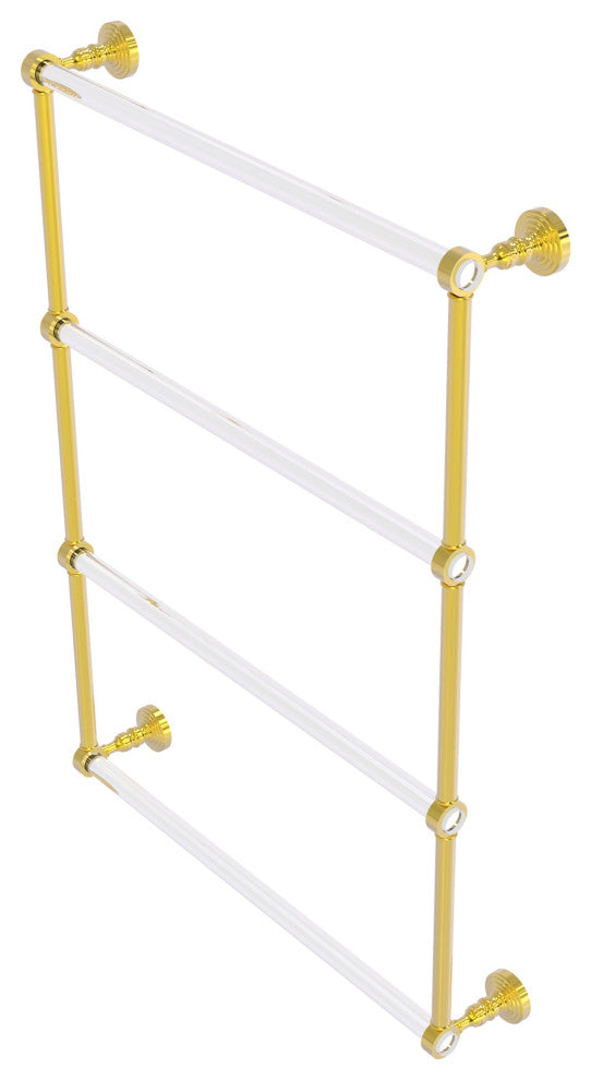 Pacific Grove 4 Tier 24" Ladder Towel Bar, Polished Brass